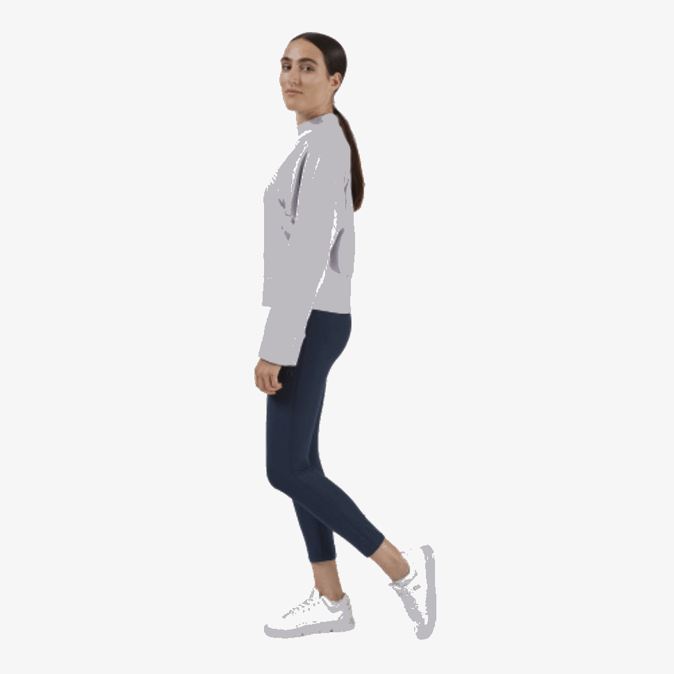 Crew Neck On Running Lilac