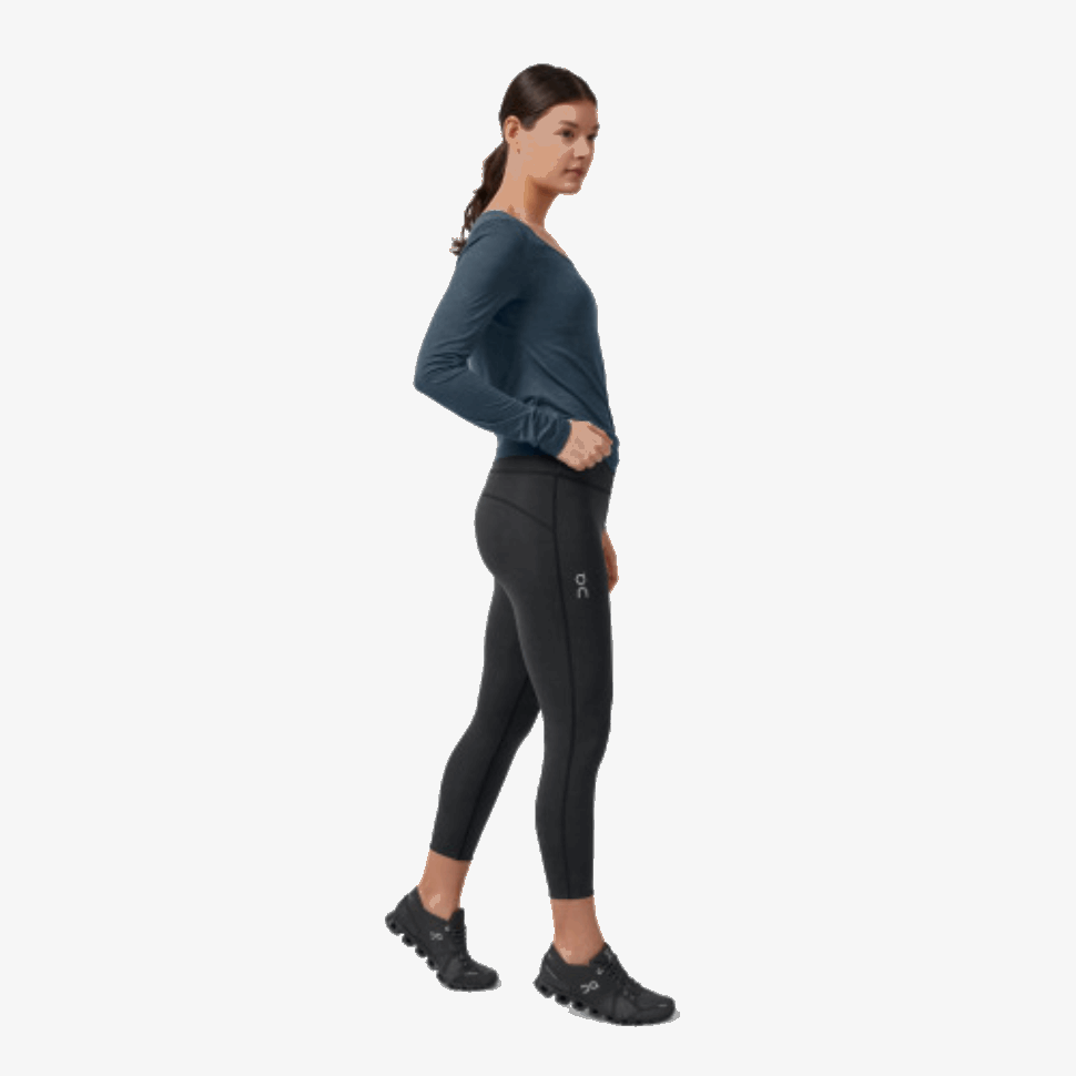 Tights 7/8 On Running Black