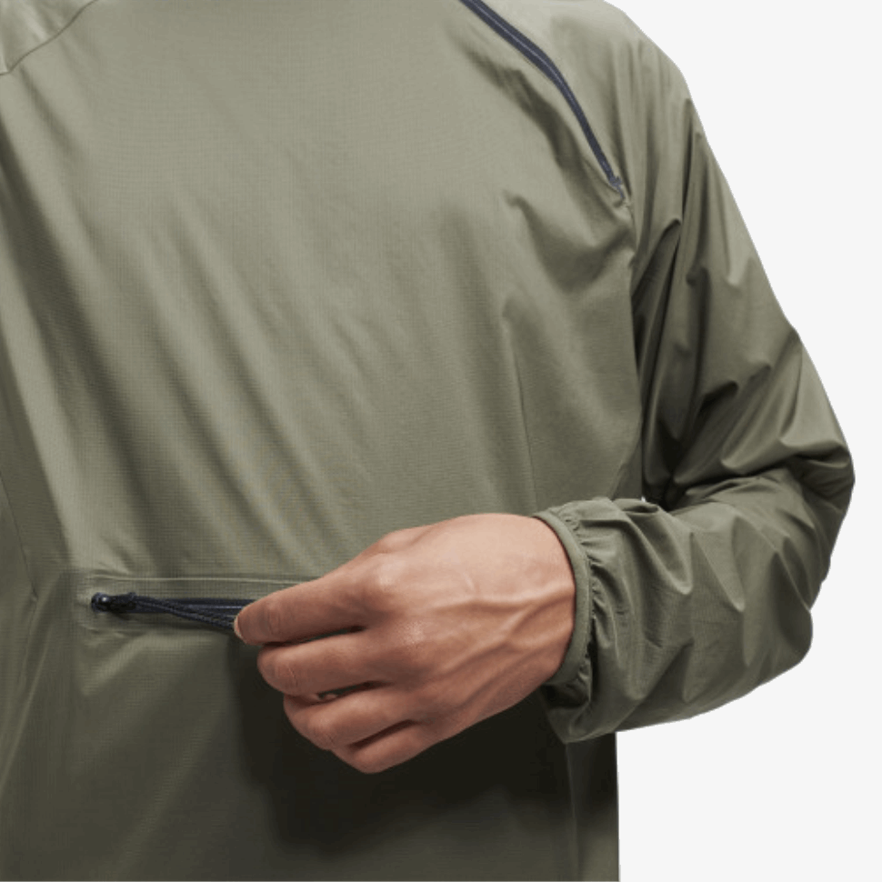 Active Jacket Olive On Running