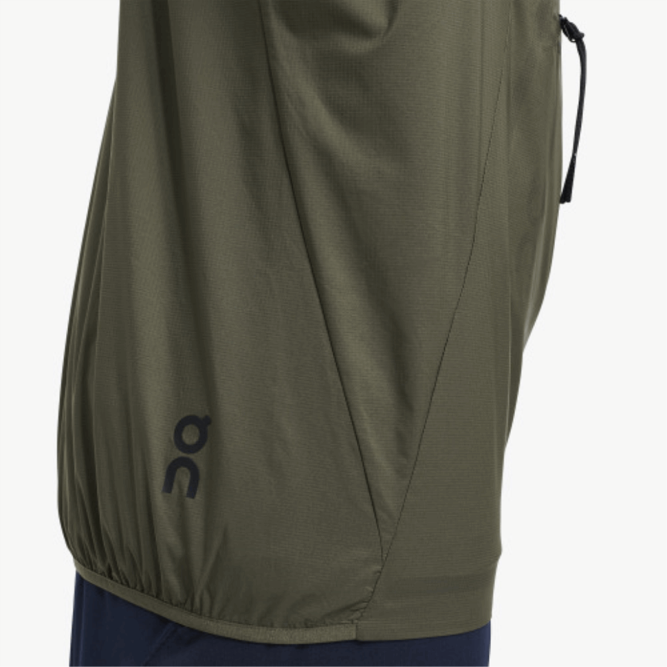 Active Jacket Olive On Running