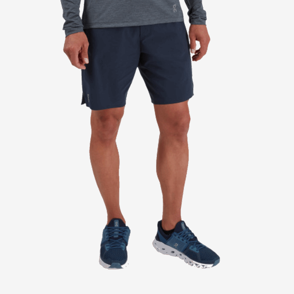 On Running Hybrid Shorts Navy