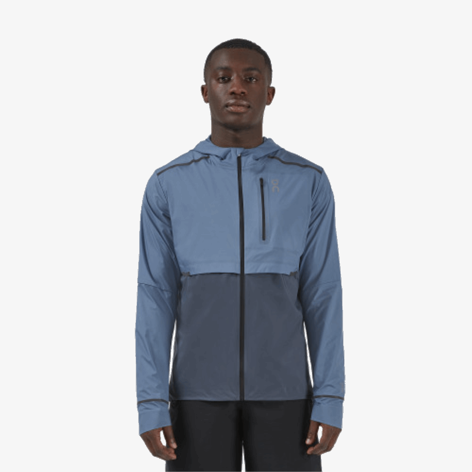 On Running Weather Jacket Cerulean-Dark