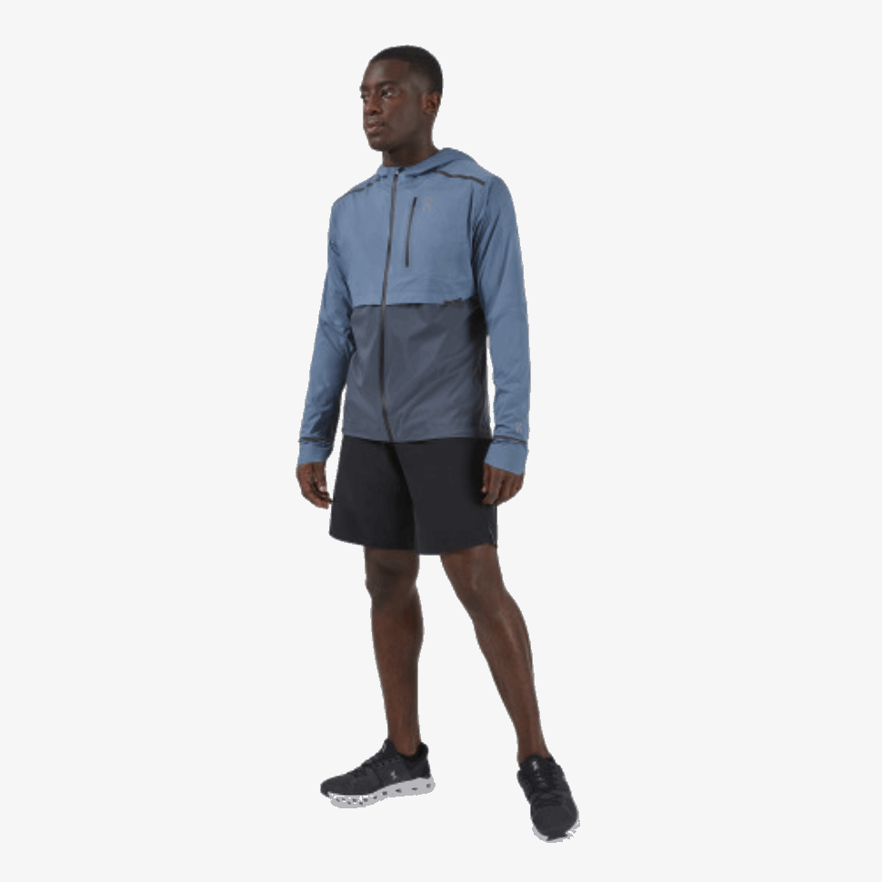 On Running Weather Jacket Cerulean-Dark