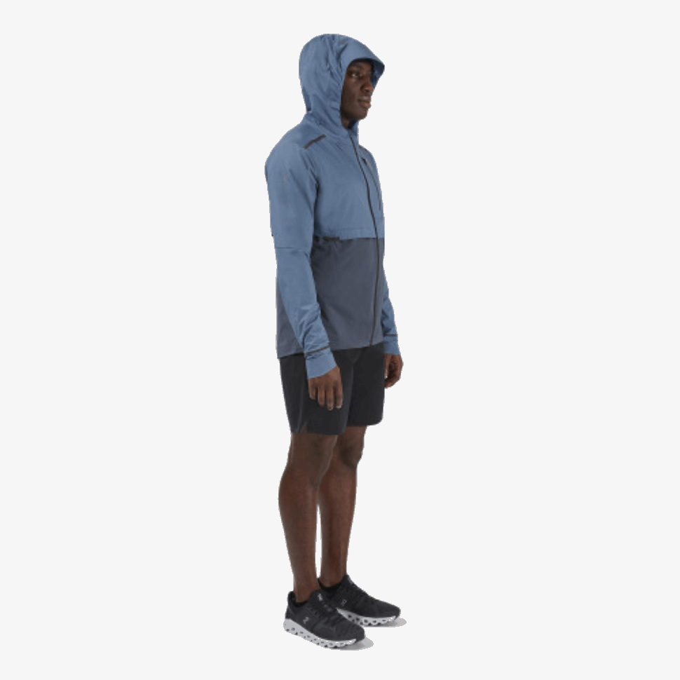 On Running Weather Jacket Cerulean-Dark