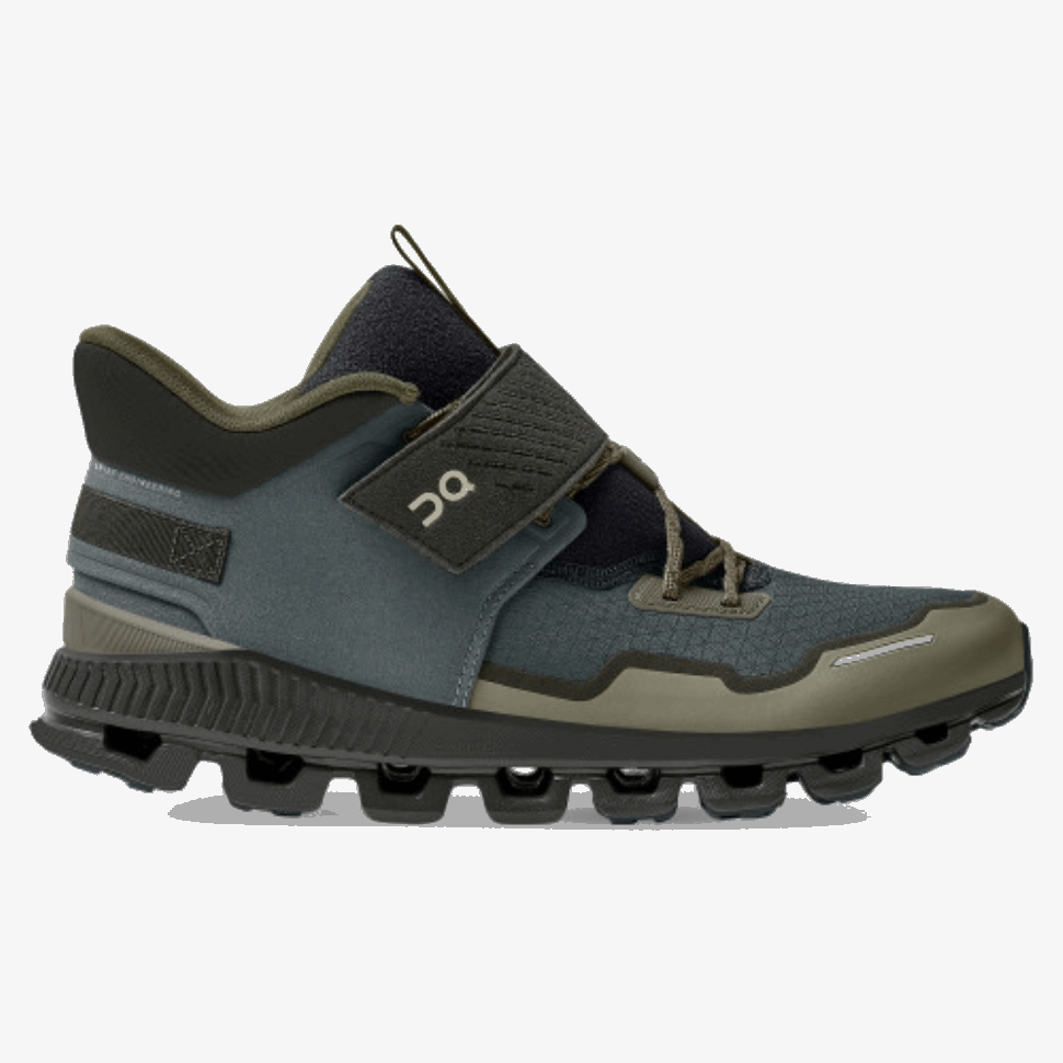 Cloud Hi Edge Defy Olive-Fir On Running