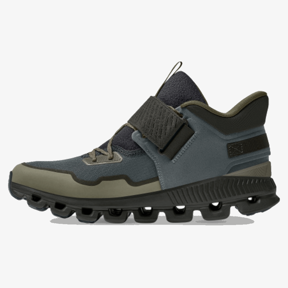 Cloud Hi Edge Defy Olive-Fir On Running