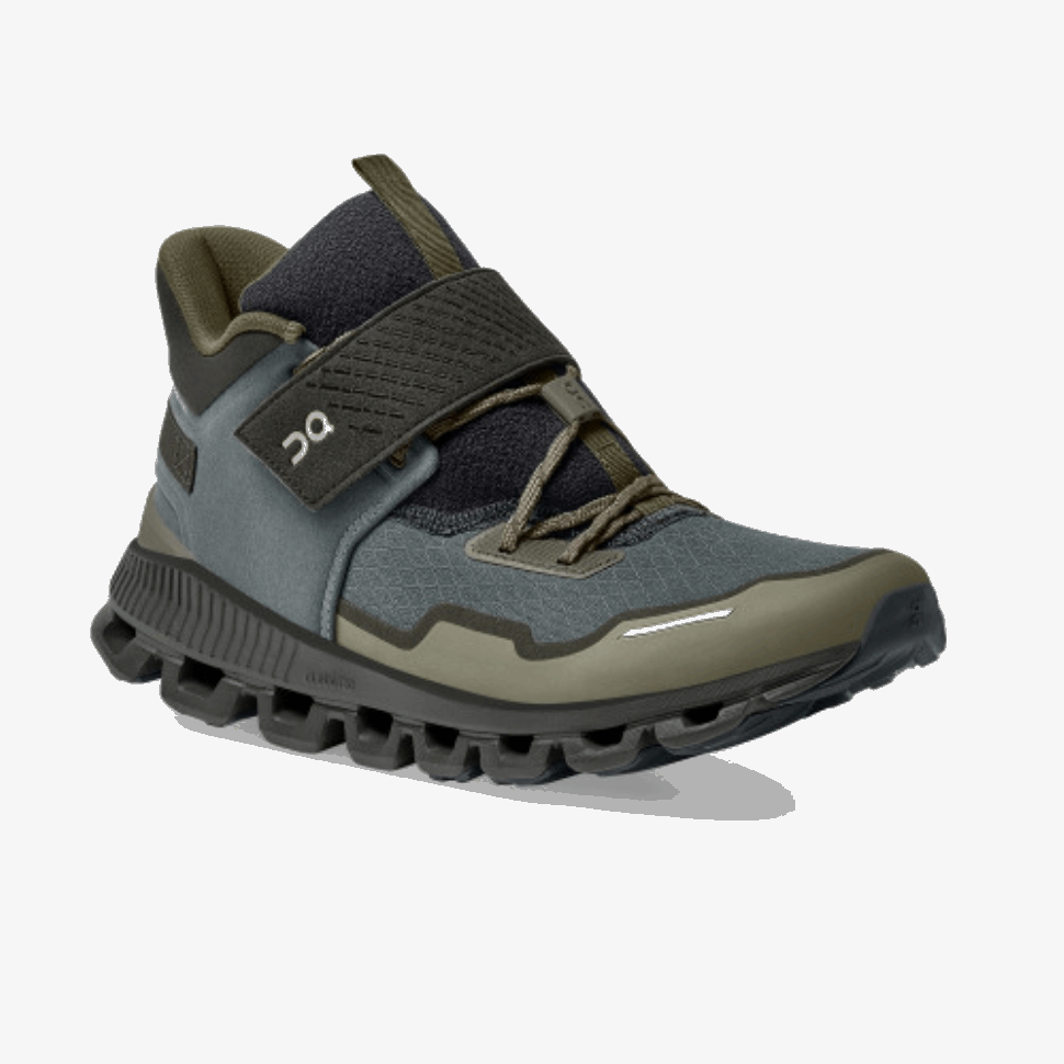 Cloud Hi Edge Defy Olive-Fir On Running