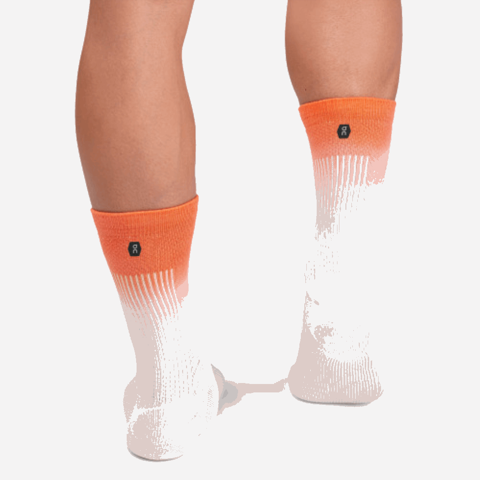 On Running Everyday Sock Rose-Flame