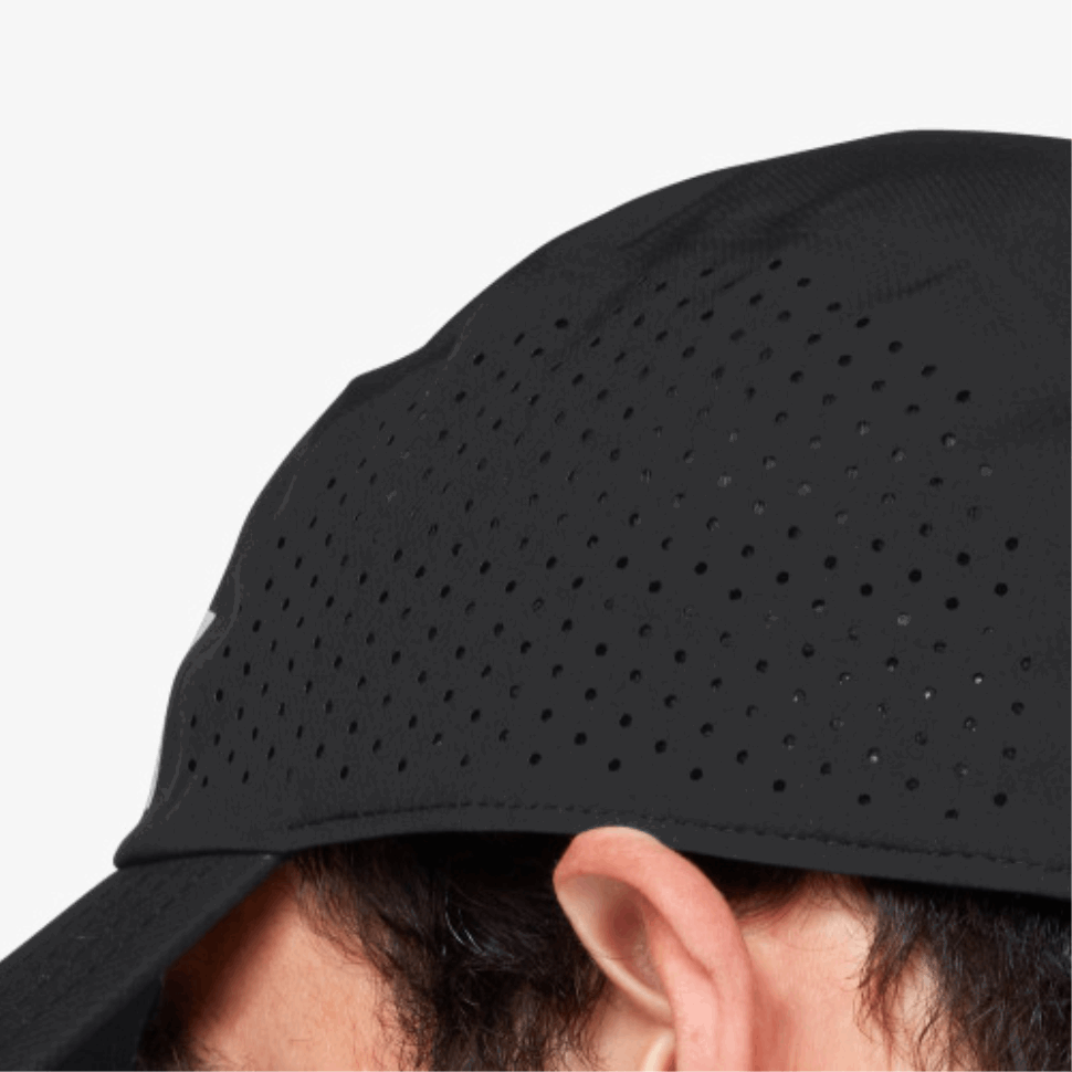 Lightweight Cap Black On Running