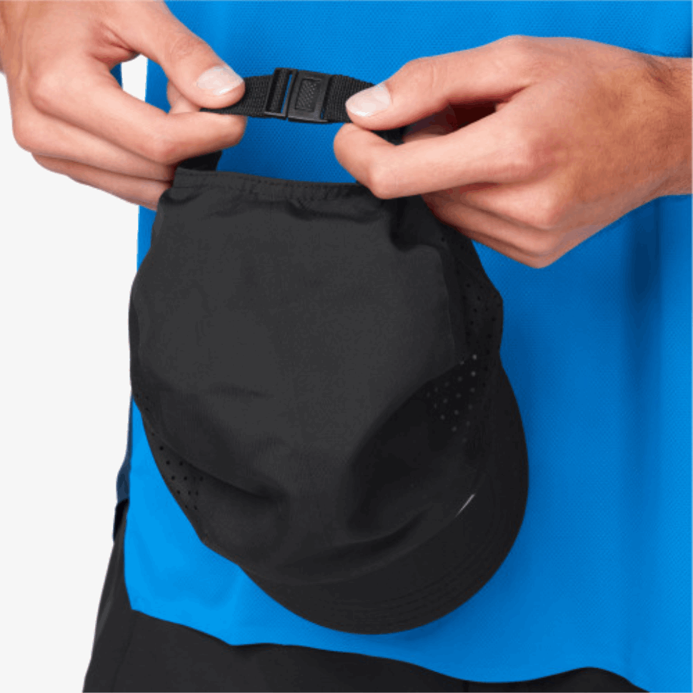 Lightweight Cap Black On Running