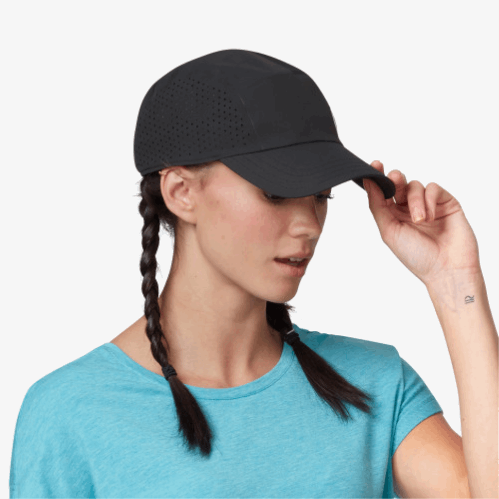 Lightweight Cap Black On Running