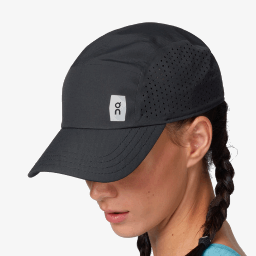 Lightweight Cap Black On Running