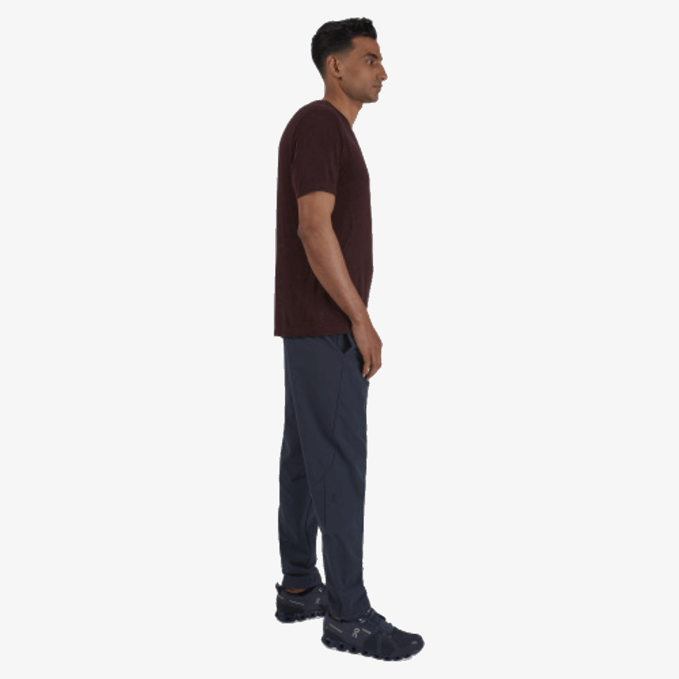Active Pants Navy On Running