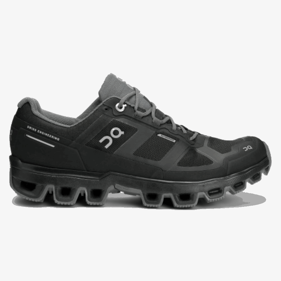 Cloudventure Waterproof Black-Graphite On Running