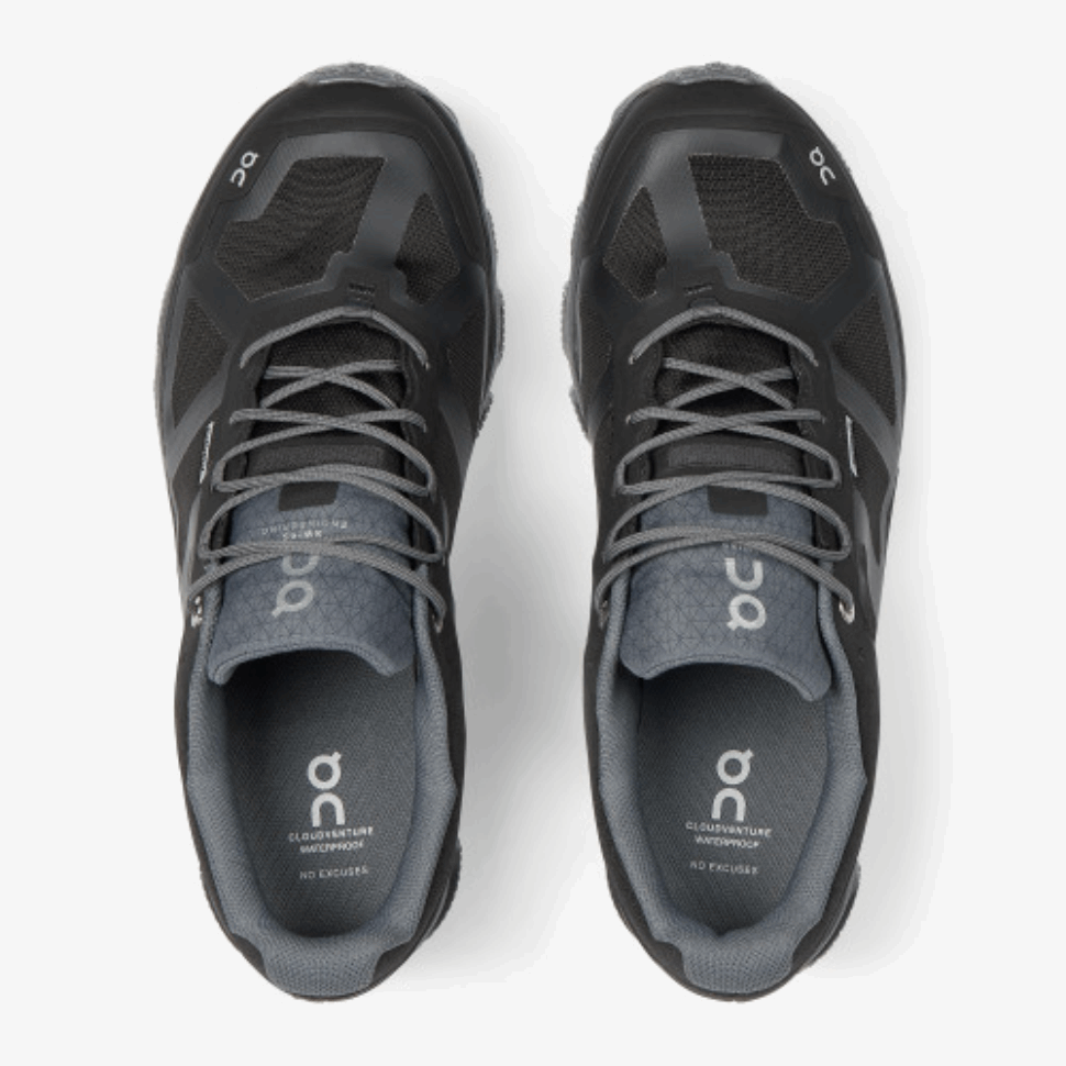 Cloudventure Waterproof Black-Graphite On Running