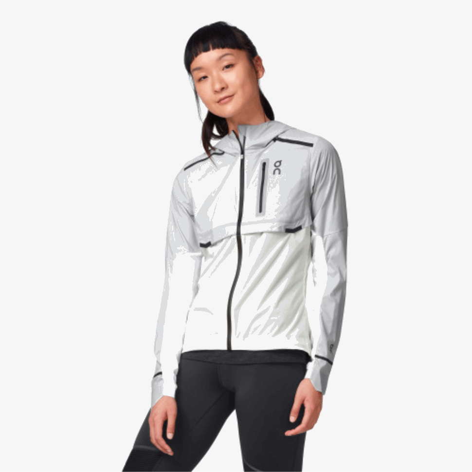 Weather Jacket Grey-White On Running
