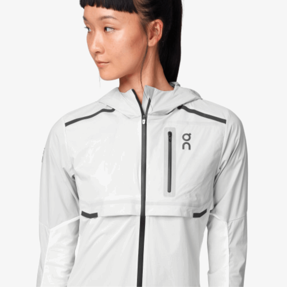 Weather Jacket Grey-White On Running