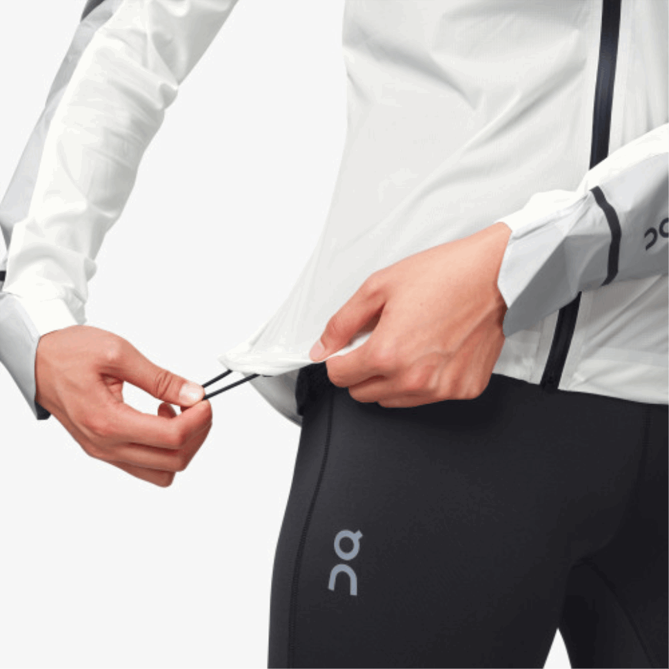Weather Jacket Grey-White On Running