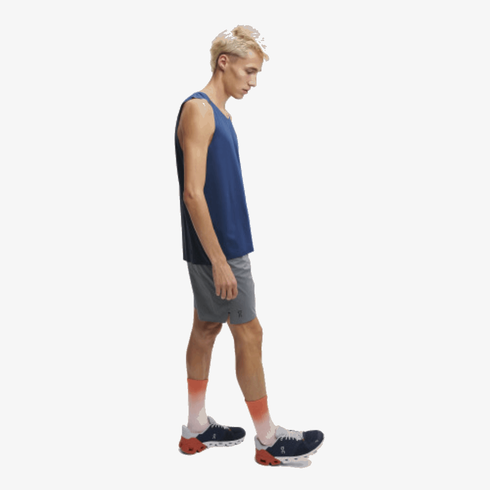 On Running Tank-T Denim-Navy