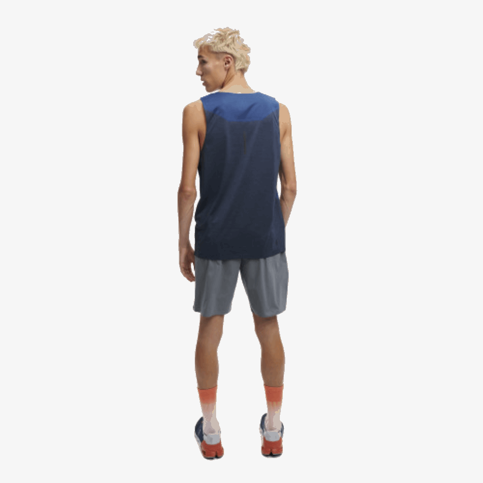 On Running Tank-T Denim-Navy