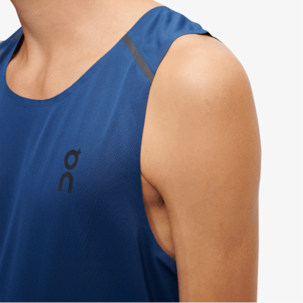 On Running Tank-T Denim-Navy