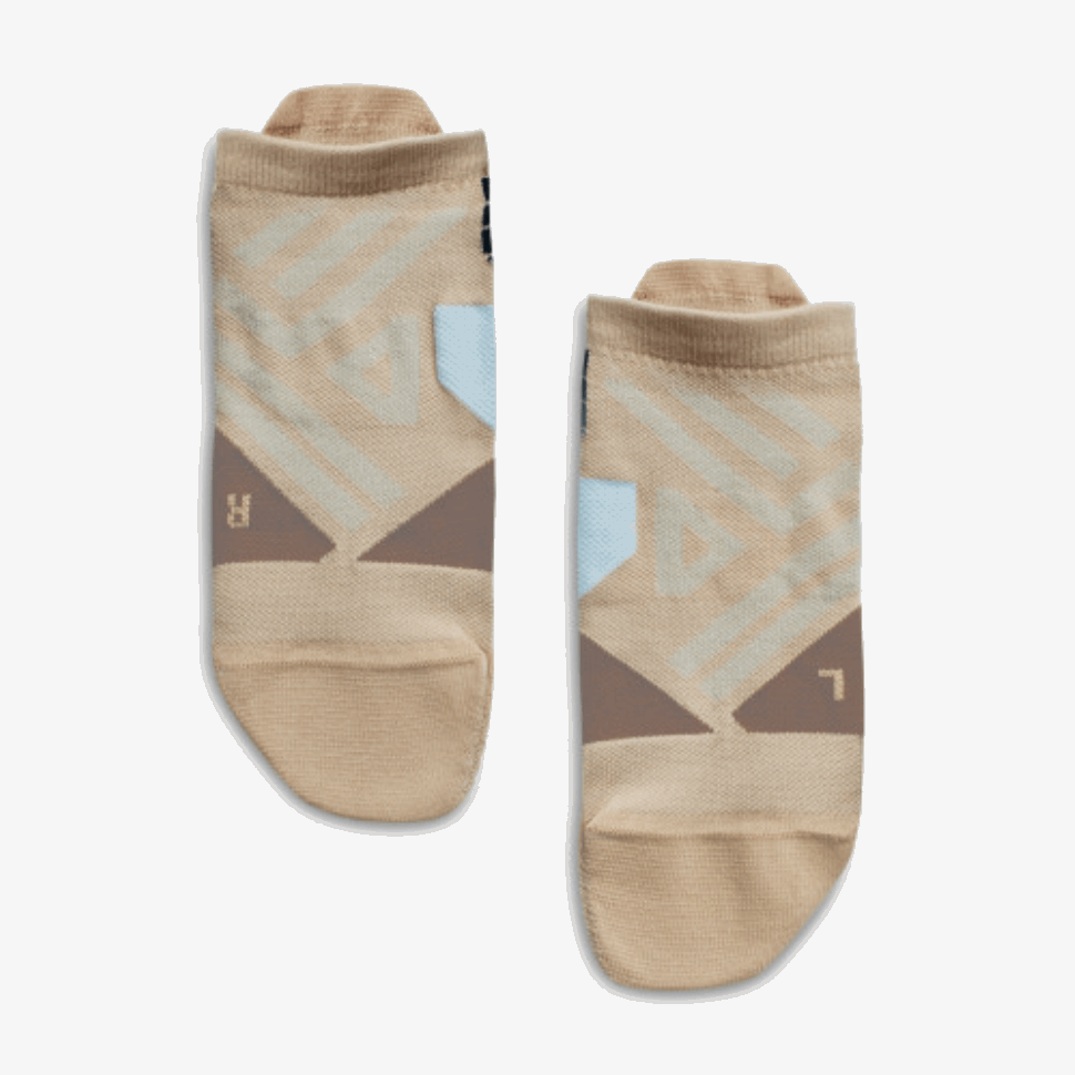 Low Sock On Running Rosebrown-Grey