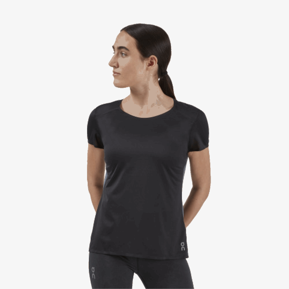 Performance-T Black-Dark On Running