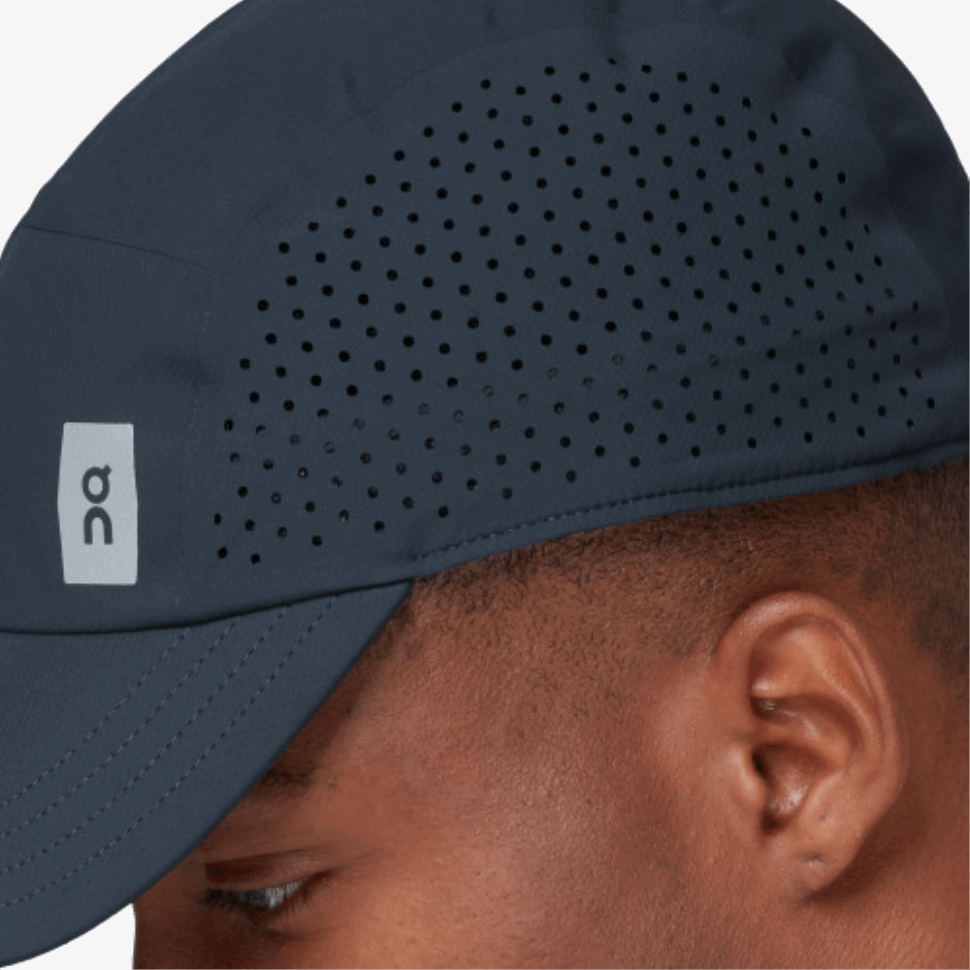 Lightweight Cap On Running Navy