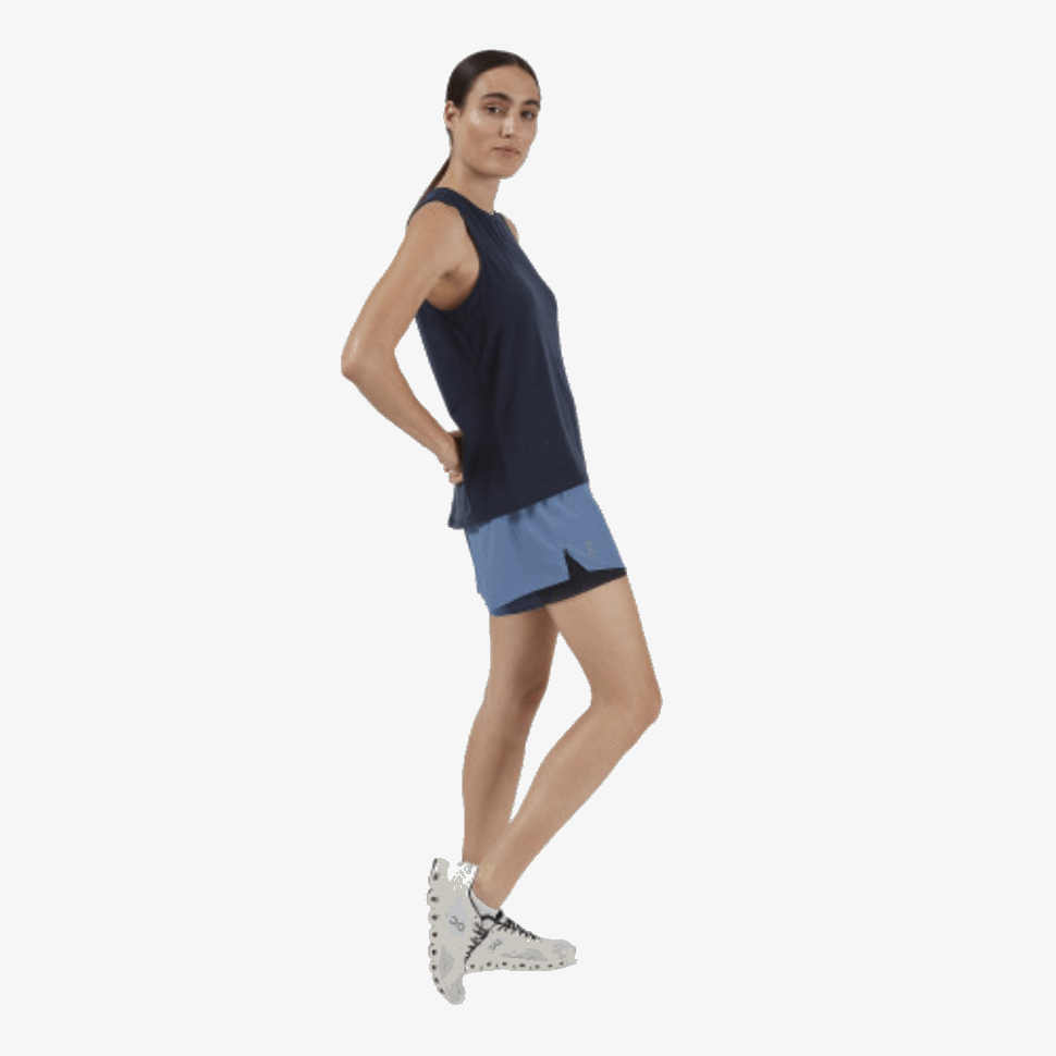 Running Shorts Cerulean-Black On Running