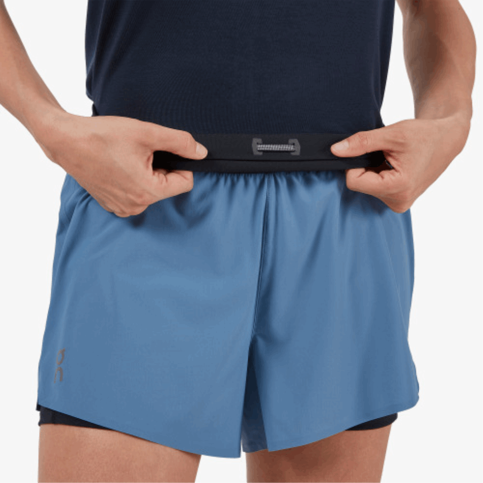 Running Shorts Cerulean-Black On Running