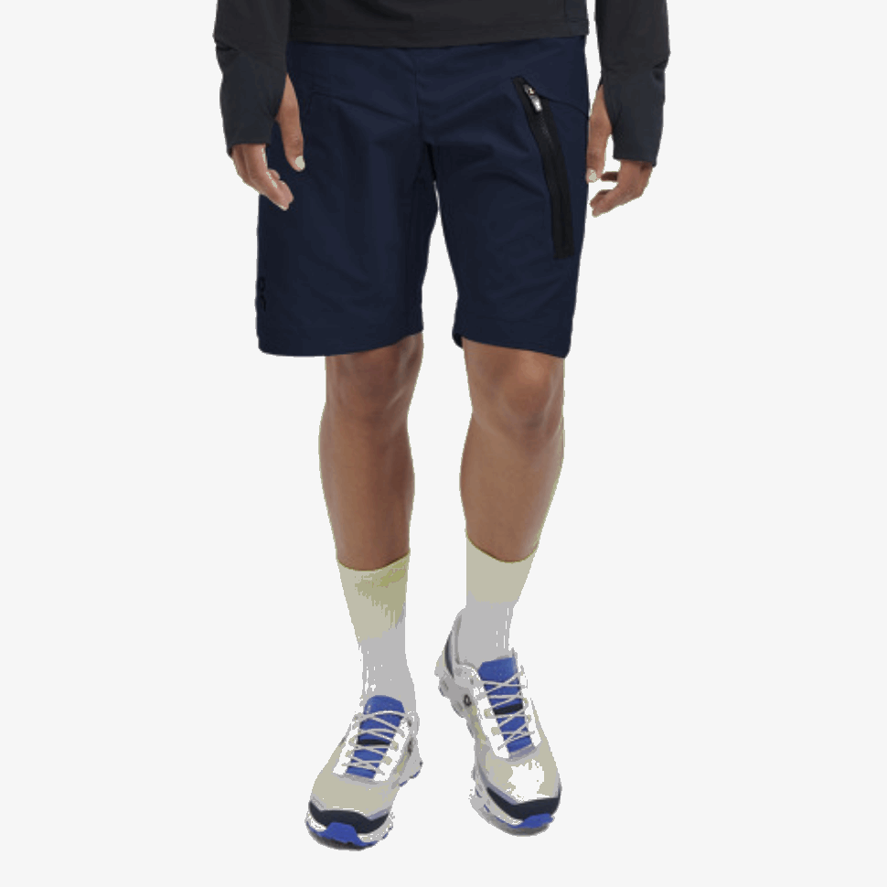 Explorer Shorts On Running Navy