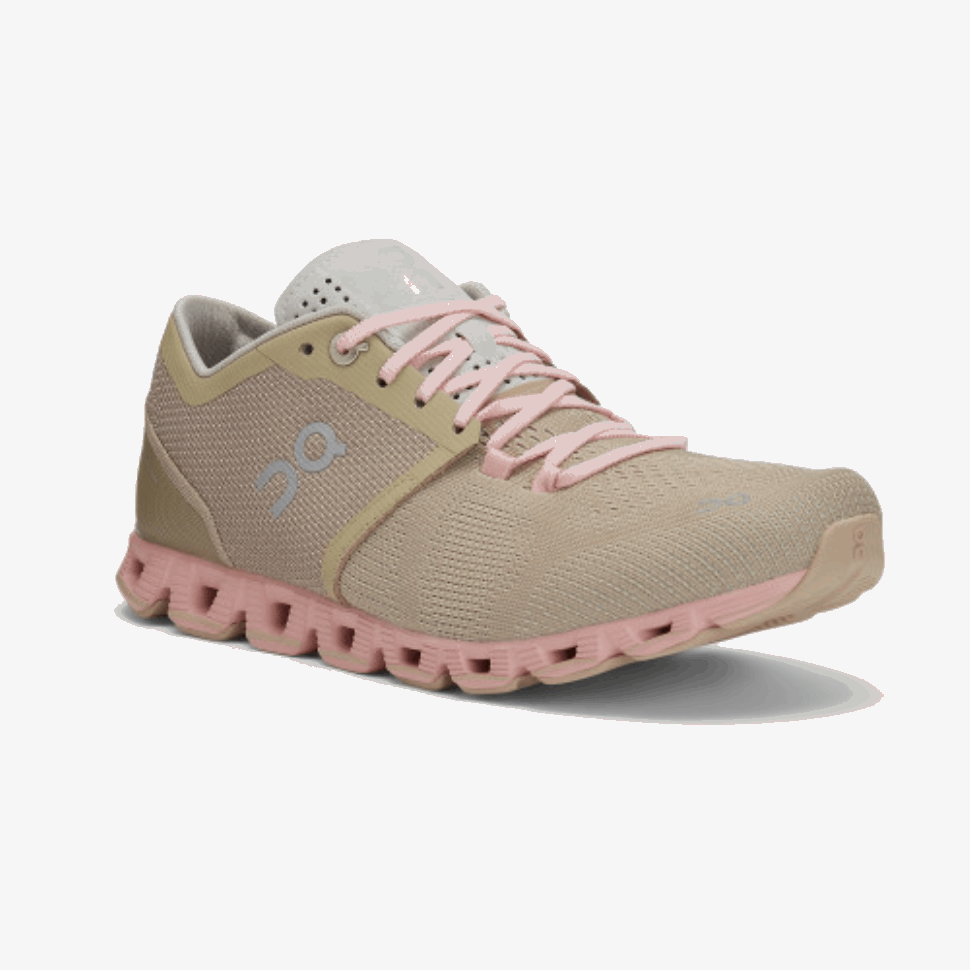 On Running Cloud X Sand-Rose