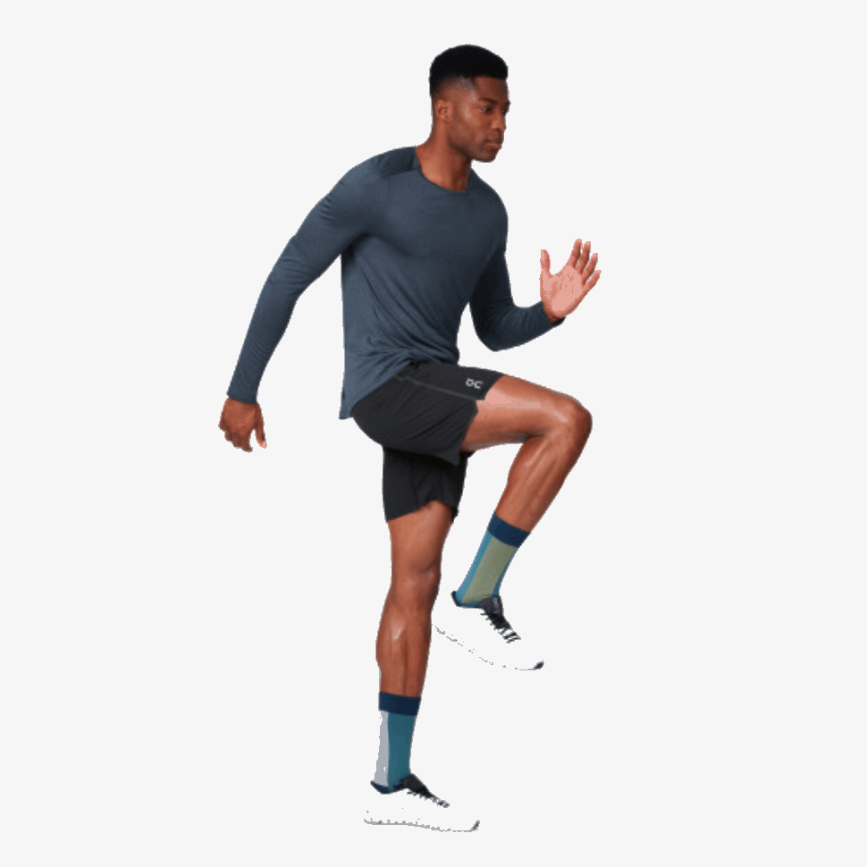 Hybrid Shorts On Running Black