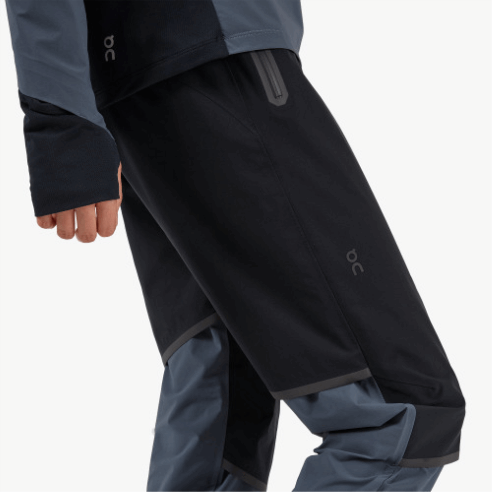 Waterproof Pants On Running Black-Dark