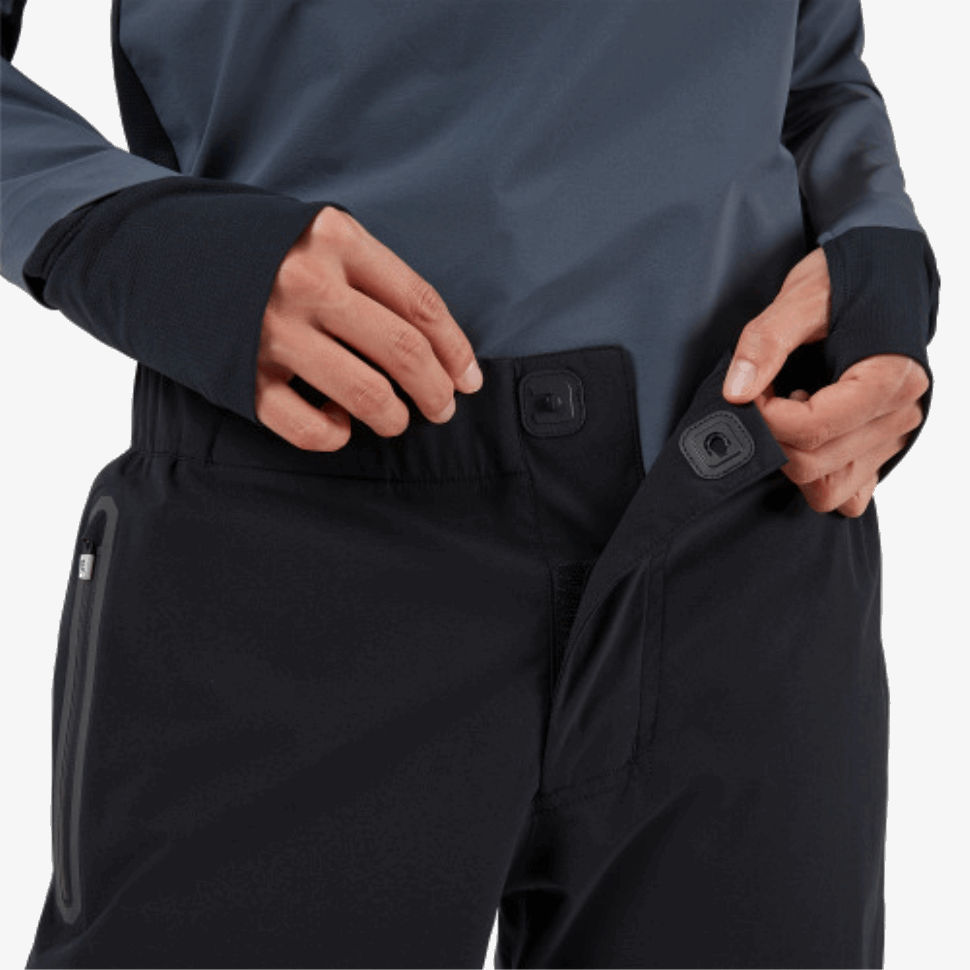 Waterproof Pants On Running Black-Dark