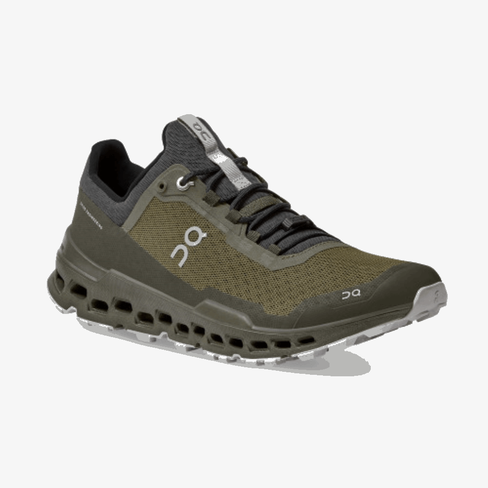 On Running Cloudultra Olive-Eclipse
