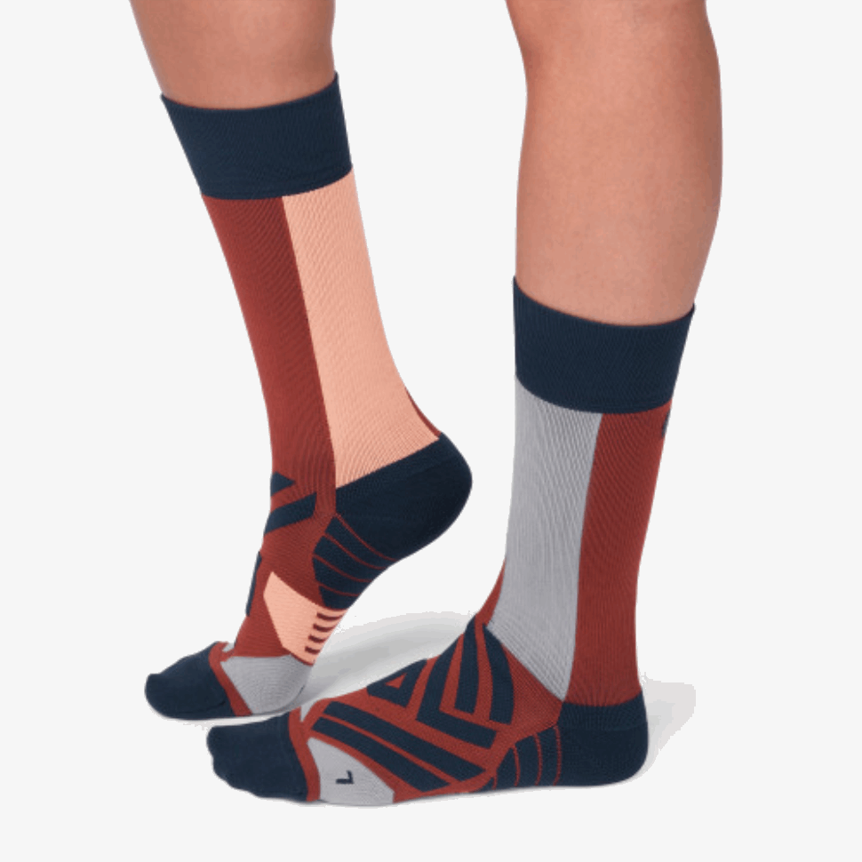 High Sock On Running Ox-Navy