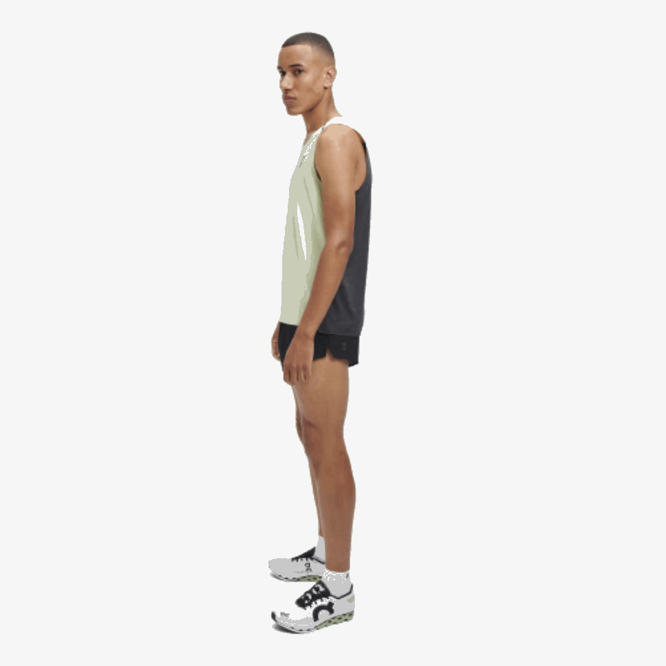 Tank-T Meadow-Black On Running