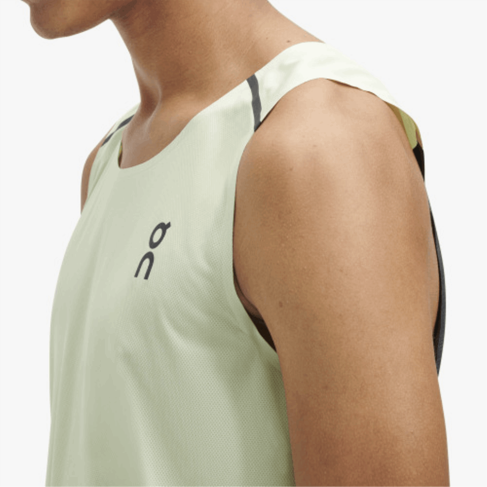 Tank-T Meadow-Black On Running