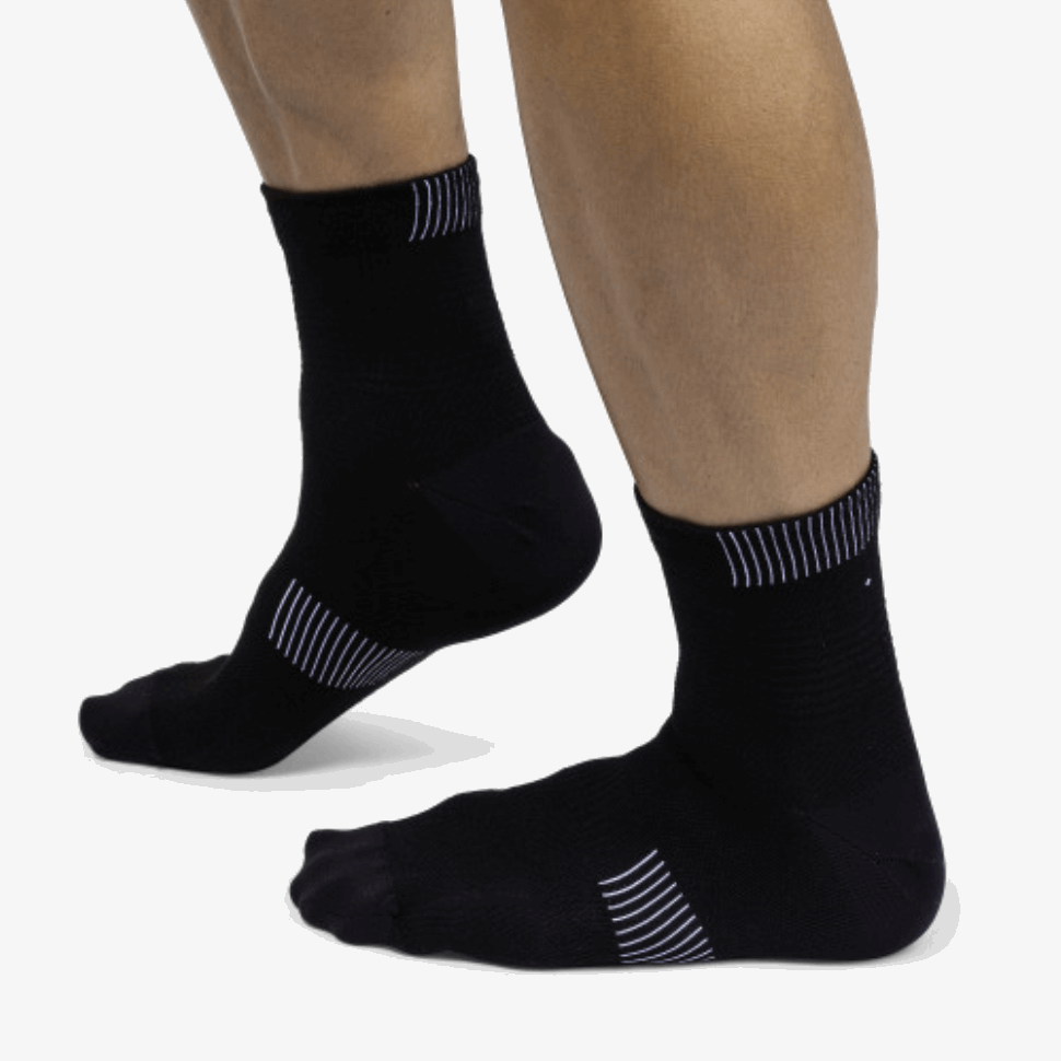 On Running Ultralight Mid Sock Black-White