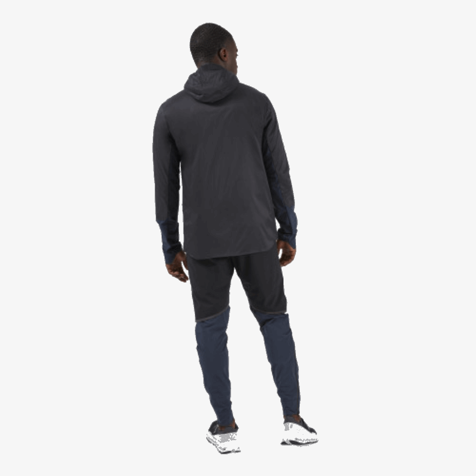 On Running Insulator Jacket Black-Navy
