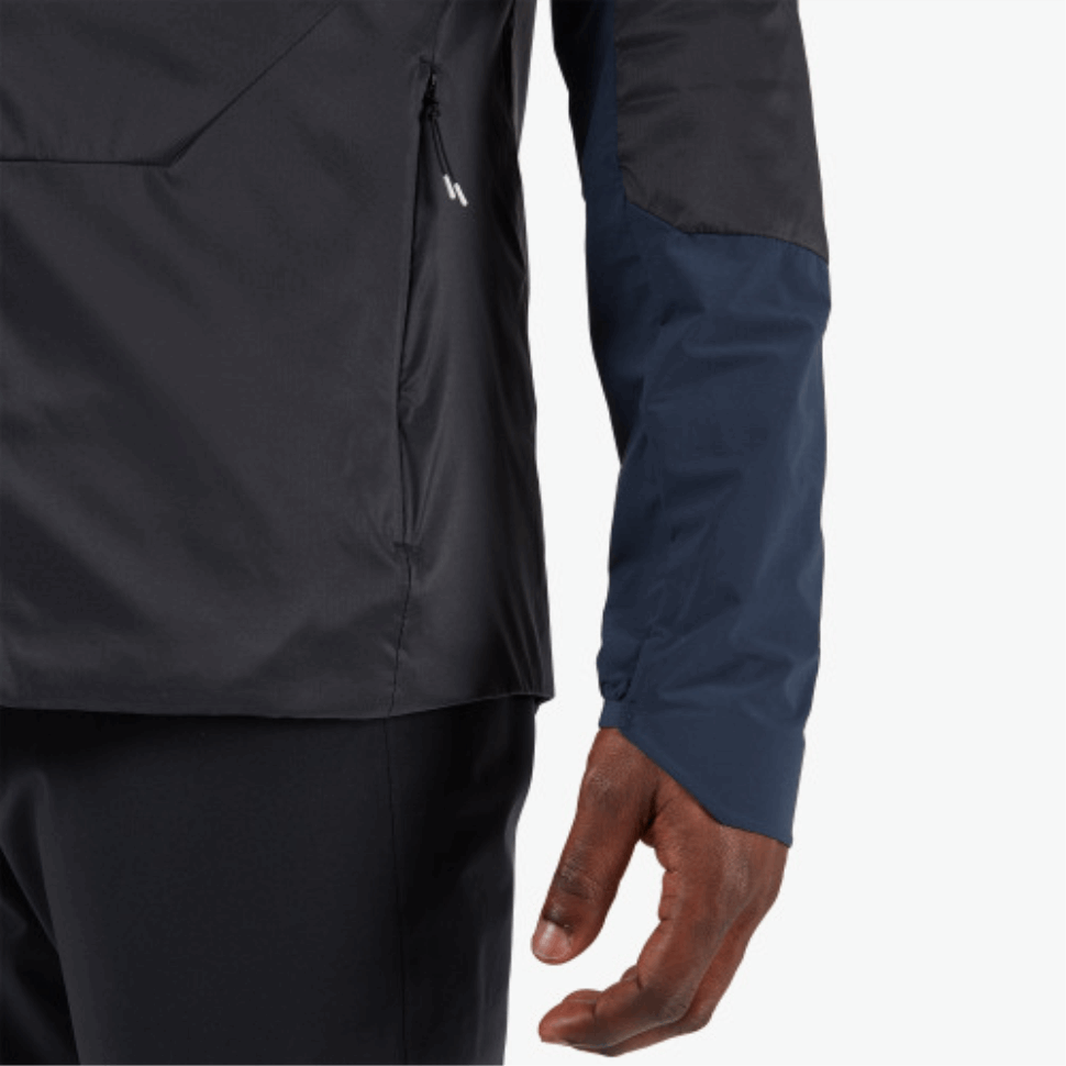 On Running Insulator Jacket Black-Navy
