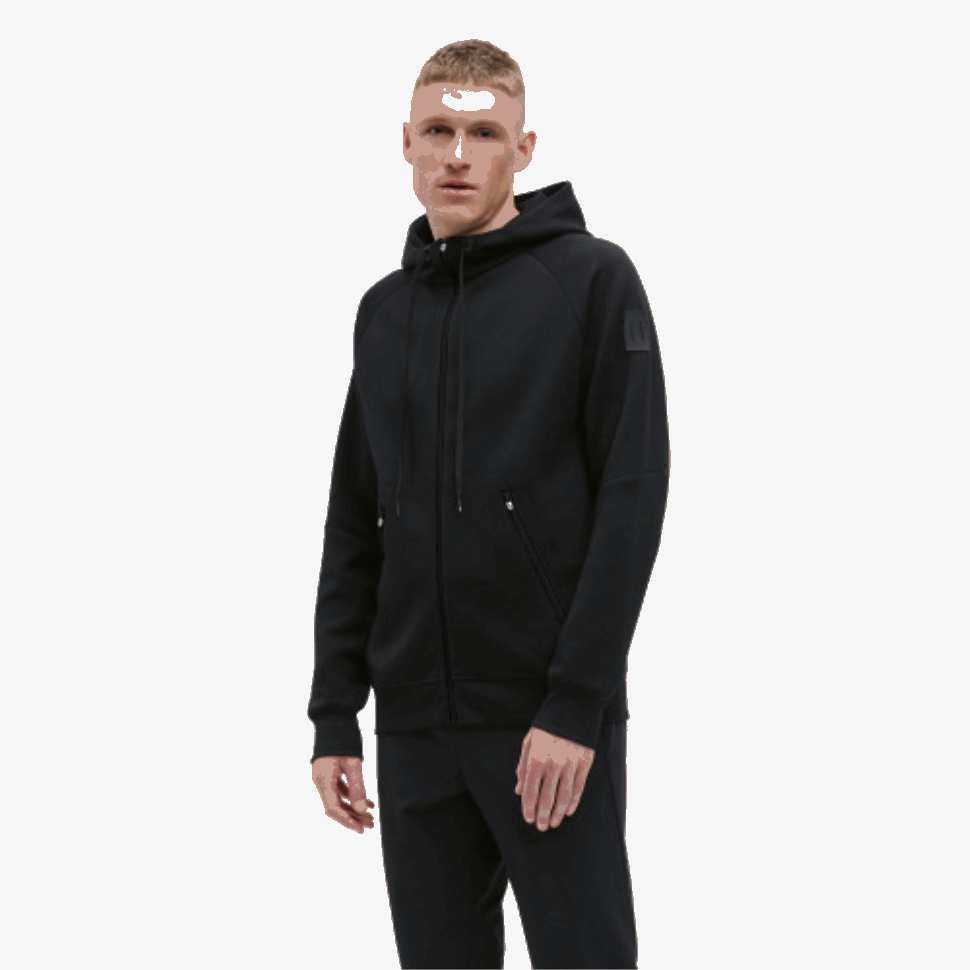On Running Zipped Hoodie Black