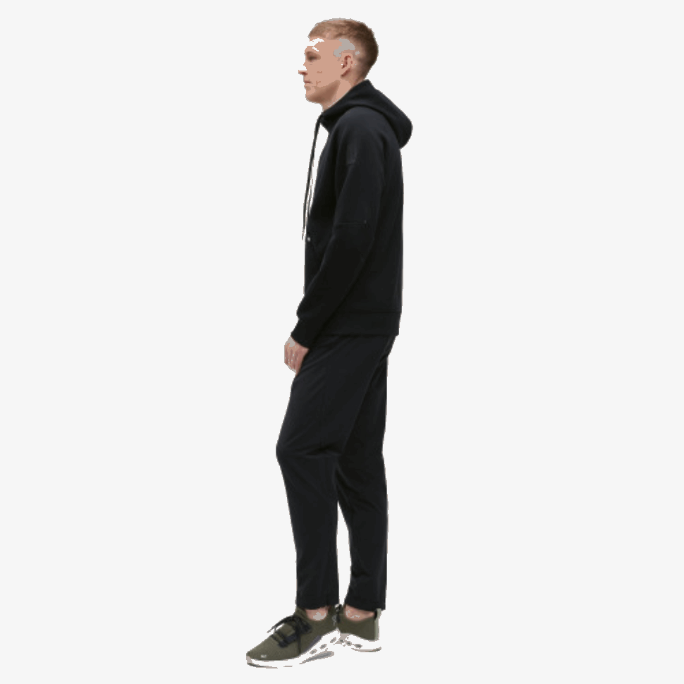 On Running Zipped Hoodie Black