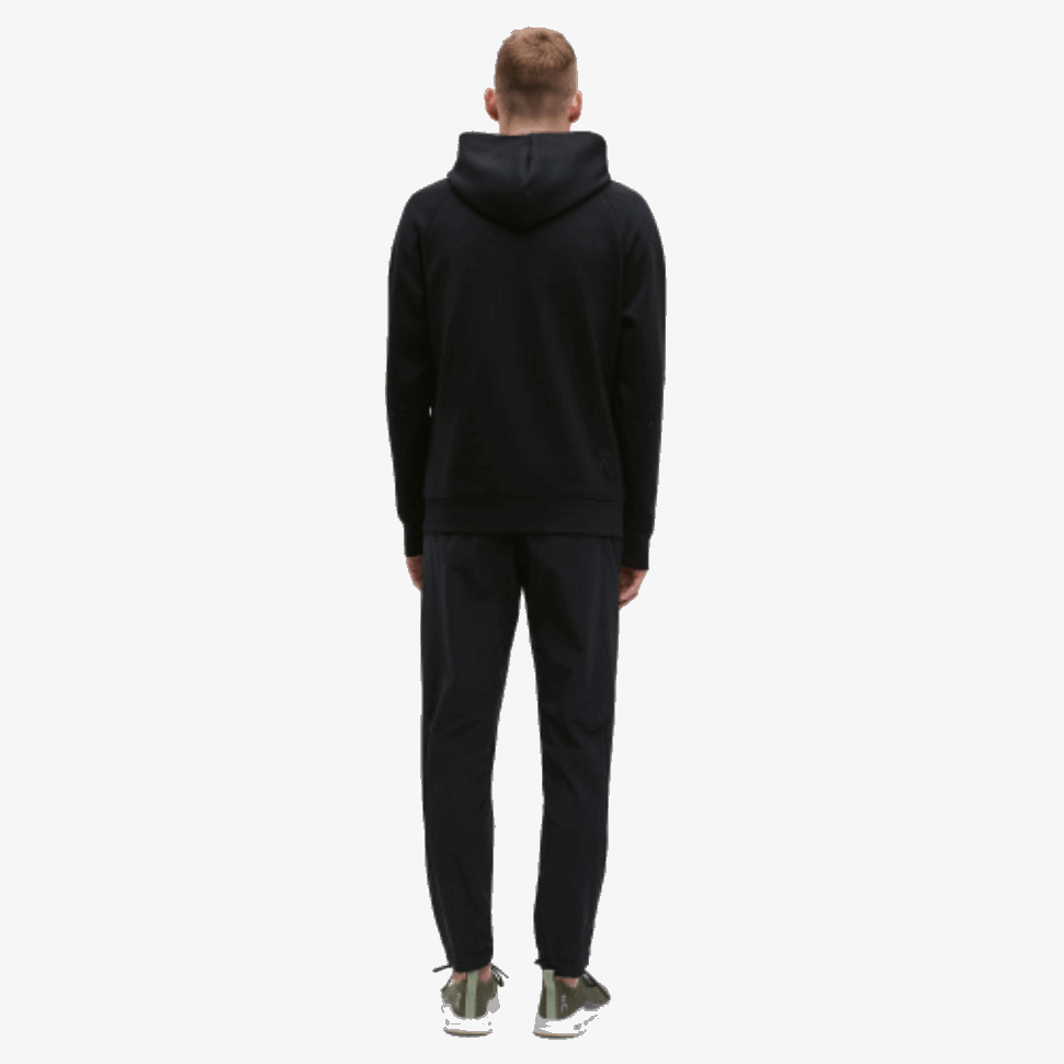 On Running Zipped Hoodie Black