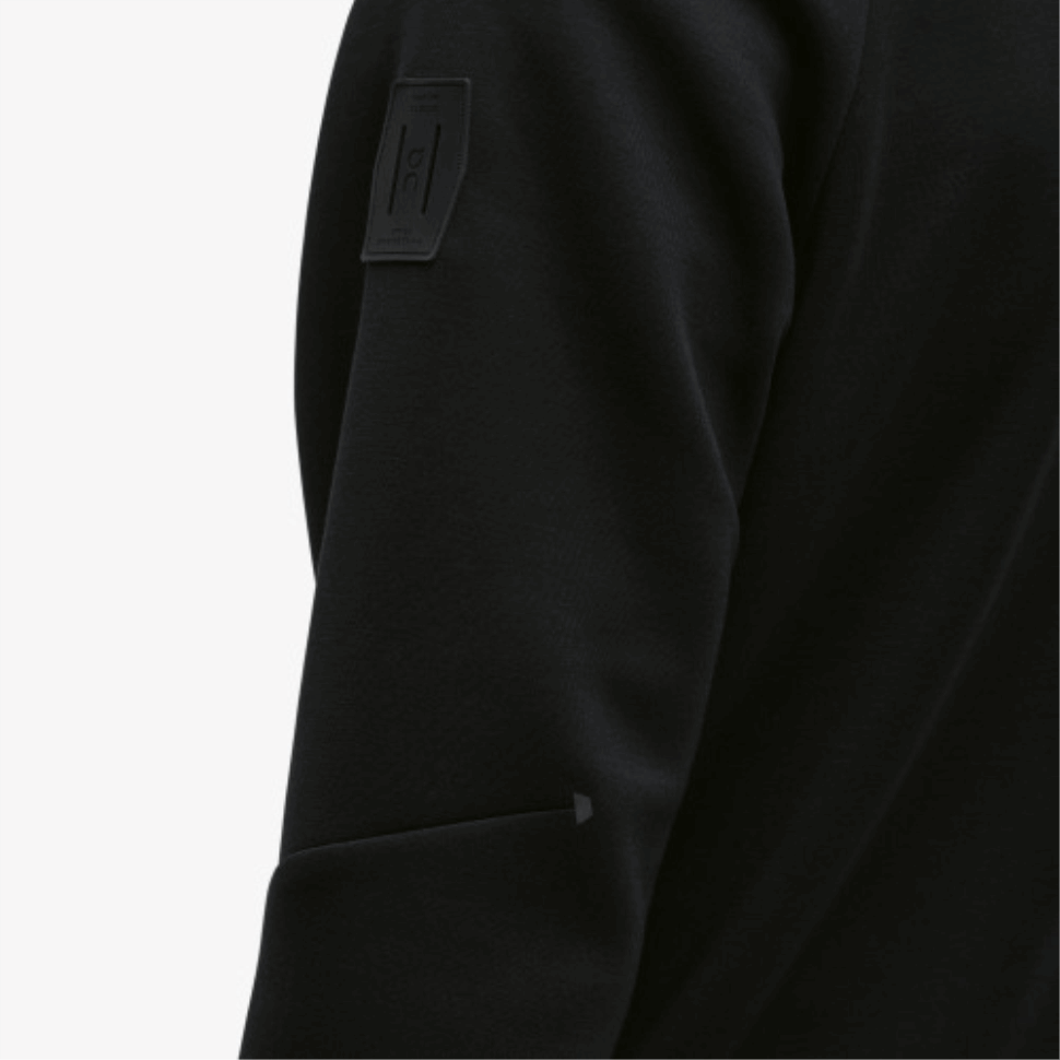 On Running Zipped Hoodie Black