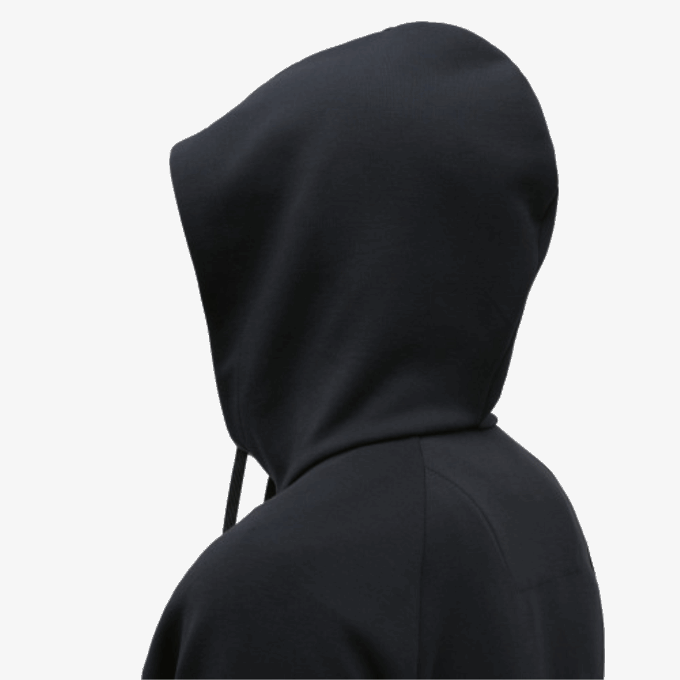 On Running Zipped Hoodie Black