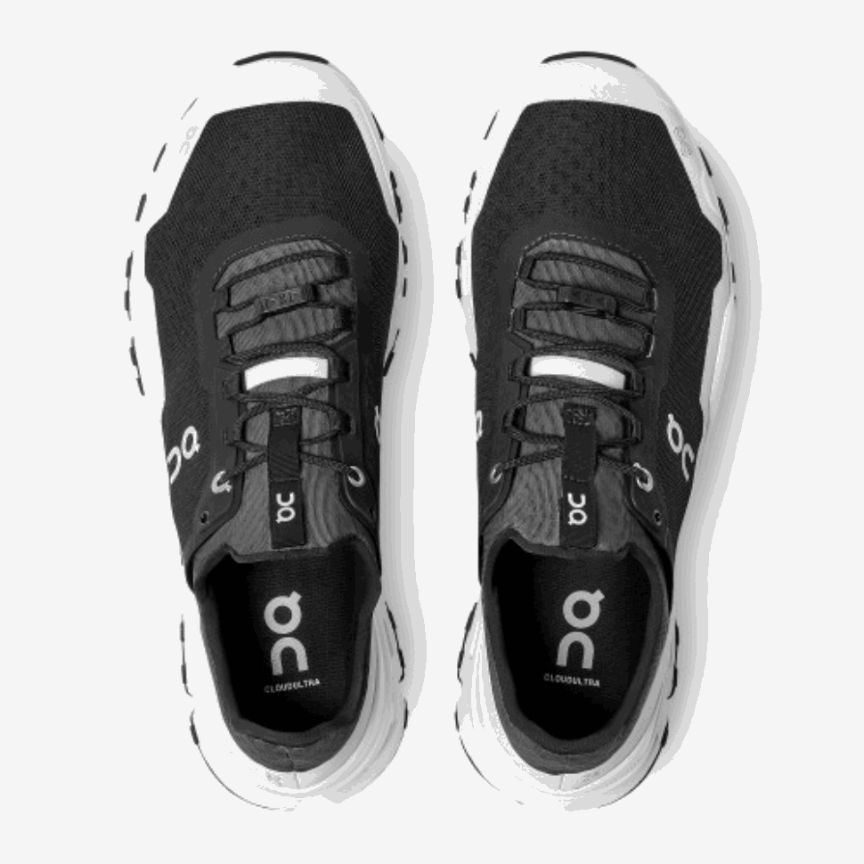 Cloudultra-Black-White On Running