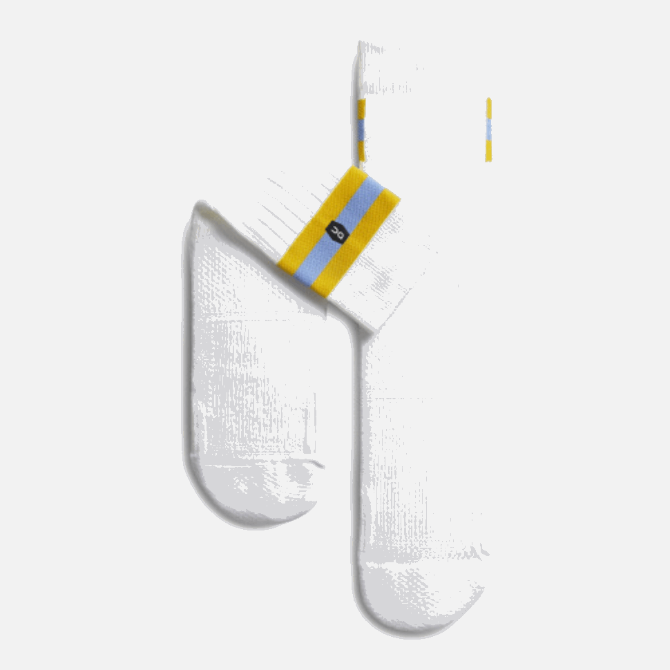 Tennis Sock On Running White-Mustard