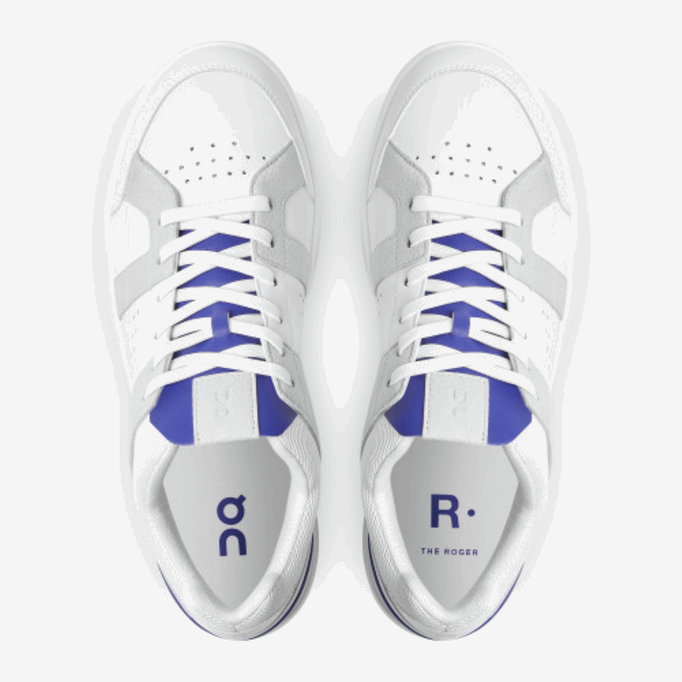 THE ROGER Clubhouse White-Indigo On Running